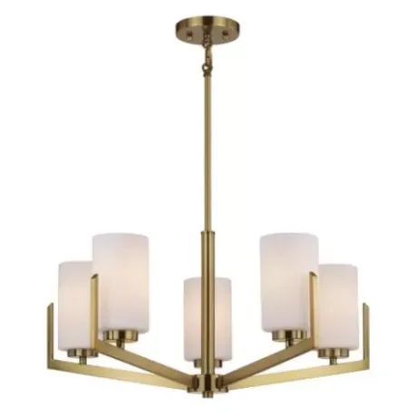* Indoor Lighting|Cheap Patriot Lighting® Citrine Gold 5-Light Chandelier