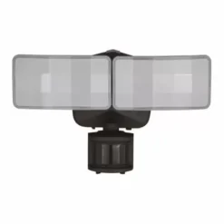 * Outdoor Lighting|Cheap Patriot Lighting® Dualux Bronze Led Dual Head Motion Sensor Outdoor Security Flood Light