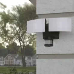 * Outdoor Lighting|Cheap Patriot Lighting® Dualux Bronze Led Dual Head Motion Sensor Outdoor Security Flood Light