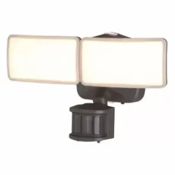 * Outdoor Lighting|Cheap Patriot Lighting® Dualux Bronze Led Dual Head Motion Sensor Outdoor Security Flood Light