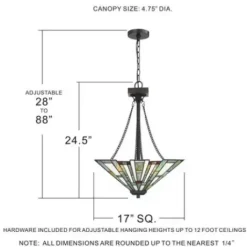 * Indoor Lighting|Cheap Patriot Lighting Elegant Home Patriot Lighting® Elegant Home Trysta Valiant Bronze 3-Light Pendant