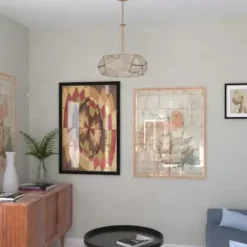 * Indoor Lighting|Cheap Patriot Lighting® Euclid Aged Brass 3 Light Pendant