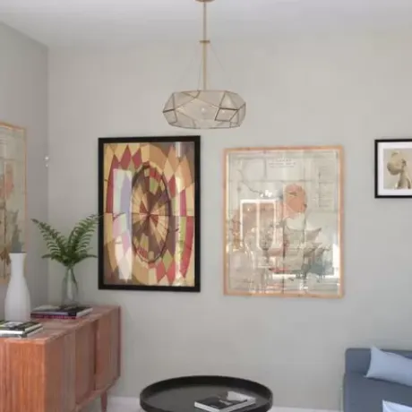 * Indoor Lighting|Cheap Patriot Lighting® Euclid Aged Brass 3 Light Pendant