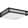 * Indoor Lighting|Cheap Patriot Lighting® Horizon Oil Burnished Bronze Flush Mount Ceiling Light
