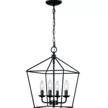 * Indoor Lighting|Cheap Patriot Lighting® Hugh Black 4-Light Pendant