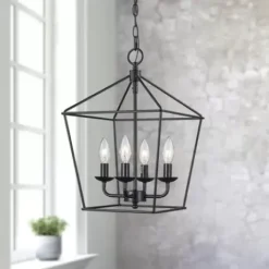 * Indoor Lighting|Cheap Patriot Lighting® Hugh Black 4-Light Pendant