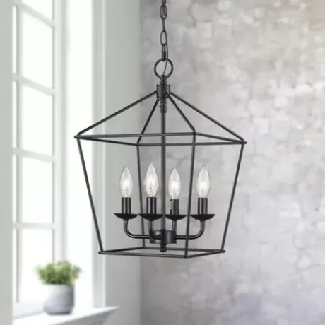 * Indoor Lighting|Cheap Patriot Lighting® Hugh Black 4-Light Pendant