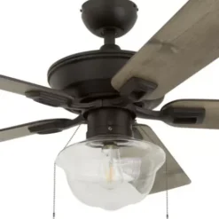 * Ceiling Fans|Cheap Patriot Lighting™ Hyattsville 52″ Bronze Indoor/Outdoor Led Ceiling Fan