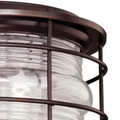 * Outdoor Lighting|Cheap Patriot Lighting® Hyannis Burnished Bronze 2-Light Outdoor Flush Mount Light