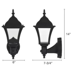 * Outdoor Lighting|Cheap Patriot Lighting® Jaymes Black Led Motion Sensor Outdoor Wall Light