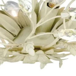 * Indoor Lighting|Cheap Patriot Lighting® Jardin French Cream Semi-Flush Mount Ceiling Light