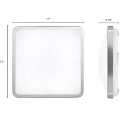 * Indoor Lighting|Cheap Patriot Lighting® Kriti Satin Nickel Integrated Led Flush Mount Ceiling Light