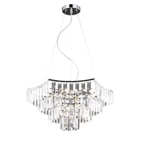 * Indoor Lighting|Cheap Patriot Lighting® Lucida Chrome 8-Light Pendant