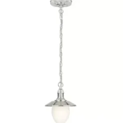 * Indoor Lighting|Cheap Patriot Lighting® Marina Bay Polished Nickel 1-Light Pendant