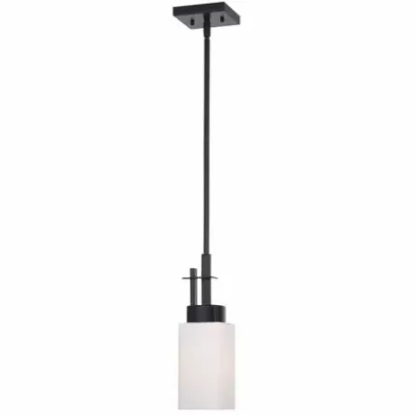 * Indoor Lighting|Cheap Patriot Lighting® Michael Matte Black 1-Light Mini Pendant