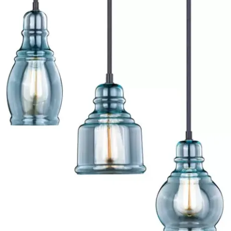* Indoor Lighting|Cheap Patriot Lighting® Millie Satin Nickel 3 Light Mini Pendants