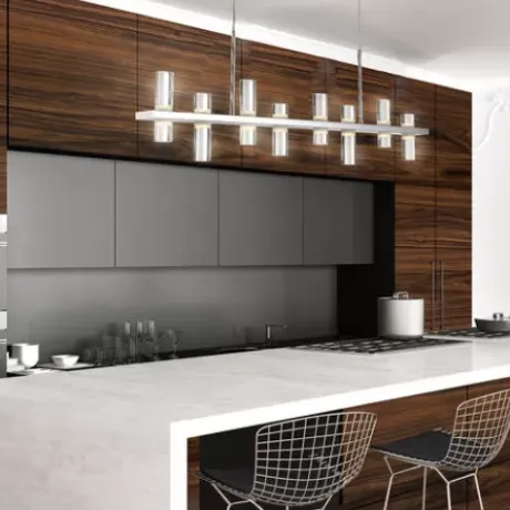* Indoor Lighting|Cheap Patriot Lighting® Netto Chrome Integrated Led Island Light