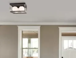 * Indoor Lighting|Cheap Patriot Lighting® Ottilee Matte Black & Gold 4-Light Flush Mount Ceiling Light