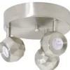 * Indoor Lighting|Cheap Patriot Lighting® Siobhan Satin Nickel Led Flush Mount Ceiling Light