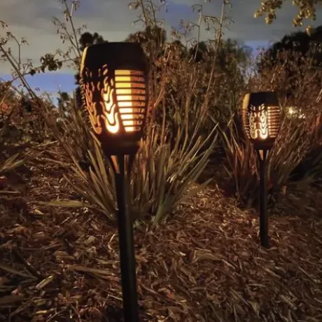 * Outdoor Lighting|Cheap Patriot Lighting® Solar Integrated Led Flicker Flame Landscape Light – Assorted