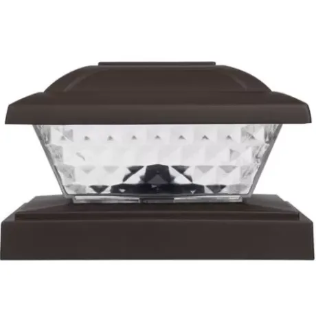 * Outdoor Lighting|Cheap Patriot Lighting® Solar Led Melody Bronze Post Cap Landscape Light 4-Pack