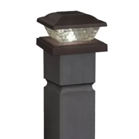 * Outdoor Lighting|Cheap Patriot Lighting® Solar Led Melody Bronze Post Cap Landscape Light 4-Pack