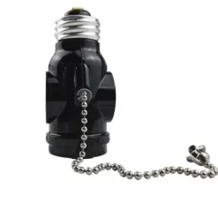 * Lighting Hardware & Accessories|Cheap Patriot Lighting® Socket To 2 Outlet Adapter With Pull Chain