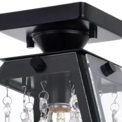 * Indoor Lighting|Cheap Patriot Lighting® Tremont Matte Black Semi-Flush Mount Ceiling Light