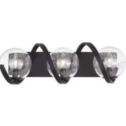 * Indoor Lighting|Cheap Patriot Lighting® Twyla Matte Black 3-Light Vanity Light