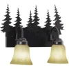 * Indoor Lighting|Cheap Patriot Lighting® Yosemite Burnished Bronze 2 Light Vanity Light