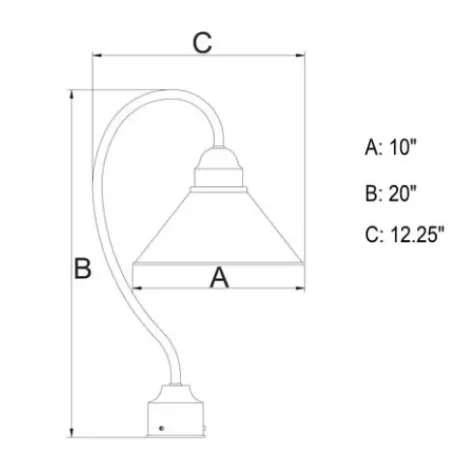 * Outdoor Lighting|Cheapest Patriot Lighting® Outland Aged Iron Outdoor Post Light