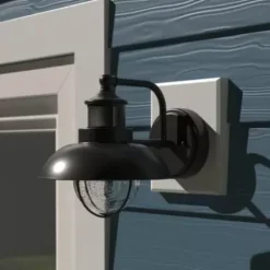 * Outdoor Lighting|Cheapest Patriot Lighting® Dualux® Harwich Textured Black Outdoor Wall Light