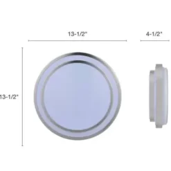 * Indoor Lighting|Cheapest Patriot Lighting® Helos Satin Nickel Led Flush Mount Ceiling Light