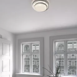 * Indoor Lighting|Cheapest Patriot Lighting® Helos Satin Nickel Led Flush Mount Ceiling Light