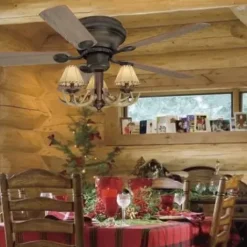 * Ceiling Fans|Cheapest Patriot Lighting® Yosemite Ii 3-Light Weathered Patina Led Ceiling Fan Light