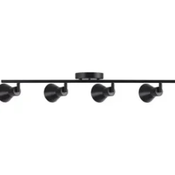 * Indoor Lighting|Cheapest Patriot Lighting® Blair Matte Black 4-Light Fixed Track Light