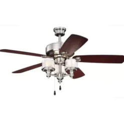 * Ceiling Fans|Cheapest Patriot Lighting™ Tempo Ii 52″ Satin Nickel Indoor Led Ceiling Fan