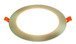 * Indoor Lighting|Cheapest Patriot Lighting® 6″ Integrated Led Ultra-Thin Brushed Nickel Round Downlight