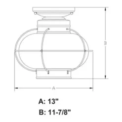 * Outdoor Lighting|Cheapest Patriot Lighting® Chatham Textured Black Outdoor Flush Mount Light