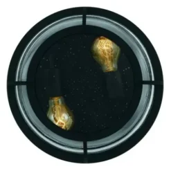 * Indoor Lighting|Cheapest Patriot Lighting® Haley Matte Black 2-Light Flush Mount Ceiling Light
