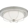 * Indoor Lighting|Cheapest Patriot Lighting® Marina Bay Polished Nickel 1-Light Flush Mount Ceiling Light