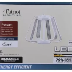 * Indoor Lighting|Cheapest Patriot Lighting® Suvi White Integrated Led Pendant
