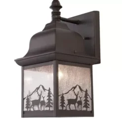 * Outdoor Lighting|Cheapest Patriot Lighting® Whitetail Tannery Bronze Outdoor Wall Light
