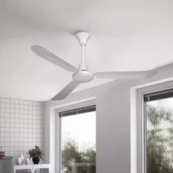 * Ceiling Fans|Cheapest Patriot Lighting™ Industrial 56″ White Indoor Ceiling Fan