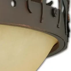 * Ceiling Fans|Cheapest Patriot Lighting® Rustic Lodge Ii 2-Light Burnished Bronze Led Ceiling Fan Light