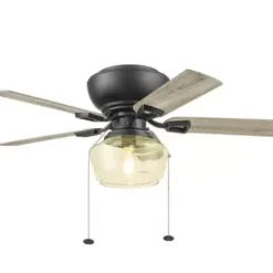 * Ceiling Fans|Cheapest Patriot Lighting™ Anahy 44″ Matte Black Indoor Led Ceiling Fan