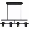 * Indoor Lighting|Cheapest Patriot Lighting® Traza Matte Black 4-Light Island Light