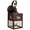 * Outdoor Lighting|Cheapest Patriot Lighting® Moose Burnished Bronze Outdoor Wall Light