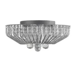 * Indoor Lighting|Cheapest Patriot Lighting® Mio Crystal 5-Light Flush Mount Ceiling Light