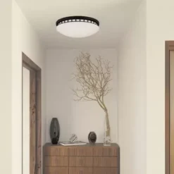 * Indoor Lighting|Cheapest Patriot Lighting® Julius Black Integrated Led Flush Mount Ceiling Light